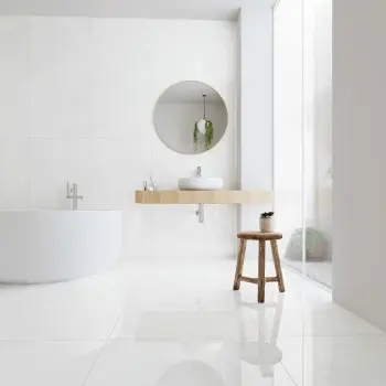 Precious White Onyx Look Polished Porcelain Tile 600x1200mm