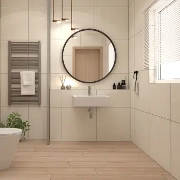 Sonosand Beige Stone Look Matt Porcelain Tile 600x600mm