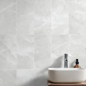 Elf Light Grey Onyx Look Slip Resistant Porcelain Tile 300x600mm