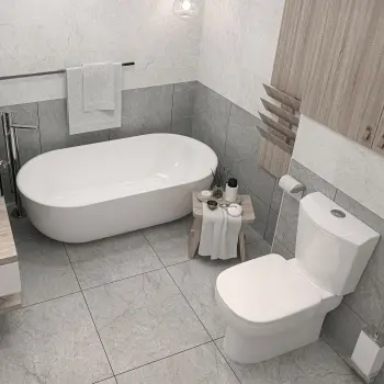 Rocka Grey Stone Look Slip Resistant Porcelain Tile 600x600mm