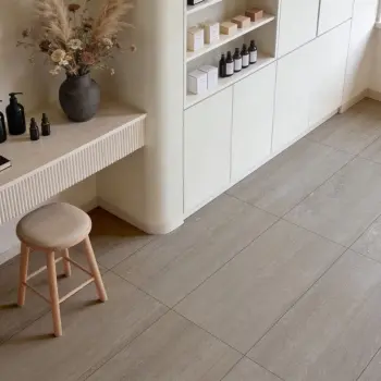 Troy Beige Vein Travertine Look Slip Resistant Porcelain Tile 600x1200mm