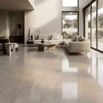 Taj Mahal Ivory Marble Look Polished Porcelain Tile 600x1200mm