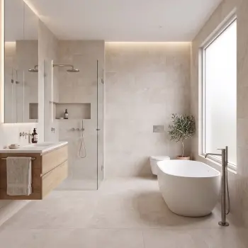 Etna Beige  Concrete Look Slip Resistant Porcelain Tile 300x600mm