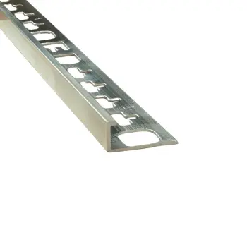 QEP Aluminium Tile Trim Mill Finish 8mm Long Trim (3000mm)