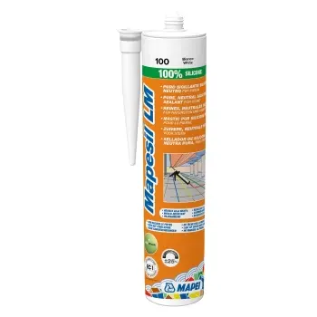 Mapesil LM White 100 Silicone Sealant 310ml