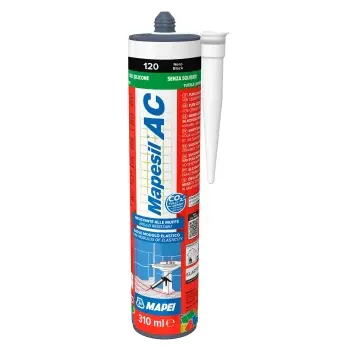 Mapesil AC Black 120 Silicone Sealant 310ml