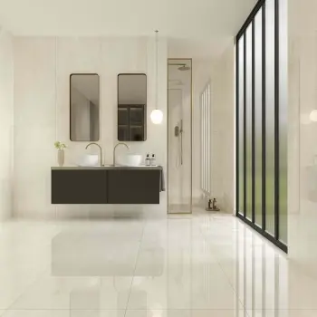 Precious Ivory Onyx Look Polished Porcelain Tile 600x1200mm