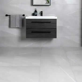 Allegro Light Grey Stone Look Slip Resistant Porcelain Tile 600x600mm