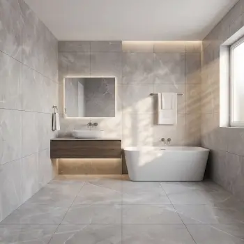 Arctic Grey Marble Look Matt Porcelain Tile 600x600mm