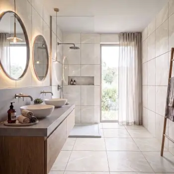 Arctic Ivory Marble Look Matt Porcelain Tile 600x600mm
