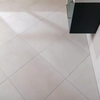 Augusta White Slate Look Matt Porcelain Tile 600x600mm