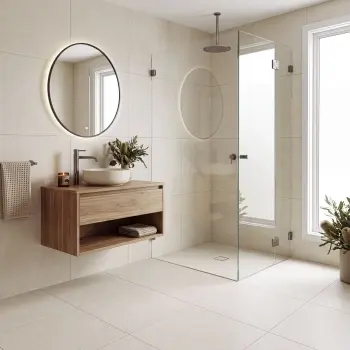 La-Borne Ivory Stone Look Slip Resistant Porcelain Tile 600x600mm
