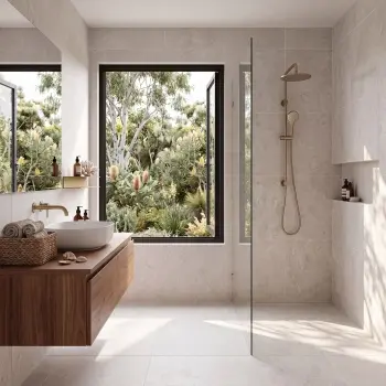 Pero White Cross Travertine Look Matt Porcelain Tile 600x600mm