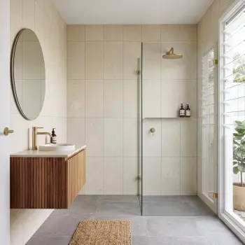 California Beige Stone Look Matt Porcelain Tile 300x600mm