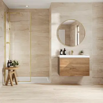 Boscostone Beige Stone Look Matt Porcelain Tile 600x1200mm