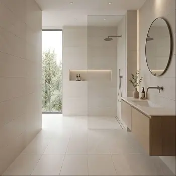 Burlingstone Beige Stone Look Matt Ceramic Tile 298x600mm