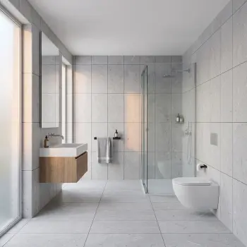 California Grey Stone Look Matt Porcelain Tile 300x600mm