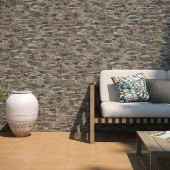 Canon Magma Stone Look Matt Porcelain Wall Cladding Tile 170x520mm
