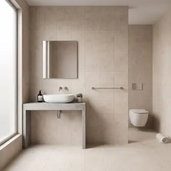 Cassio White Stone Look Matt Porcelain Tile 330x330mm