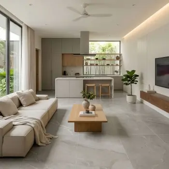 Dante Taupe Stone Look Slip Resistant Porcelain Tile 600x1200mm