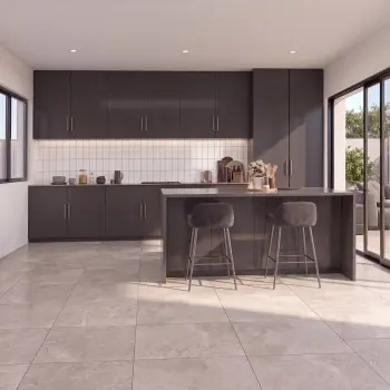 Dante Taupe Stone Look Slip Resistant Porcelain Tile 600x600mm