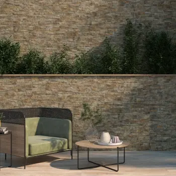 Danube Natural Stone Look Matt Porcelain Wall Cladding Tile 170x520mm