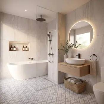 Delfos Grey Mixed Pattern Look Slip Resistant Porcelain Tile 200x200mm