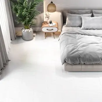 Imperium Dolomite White Marble Look Matt Porcelain Tile 333x333mm