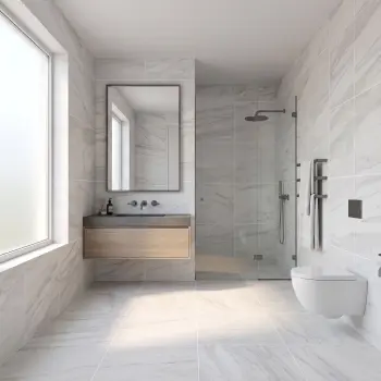 Elenora White Marble Look Matt Porcelain Tile 600x600mm