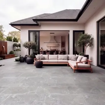 Granada Grey Limestone Look Matt Porcelain Tile 600x1200mm