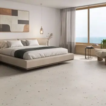 Concept Beige Terrazzo Look Slip Resistant Porcelain Tile 600x600mm