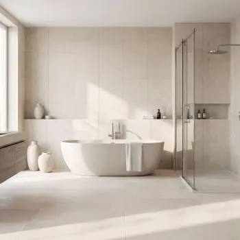 Concept Beige Concrete Look Slip Resistant Porcelain Tile 300x600mm