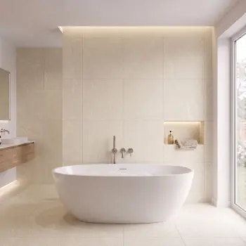 La-Borne Beige Stone Look Slip Resistant Porcelain Tile 600x600mm