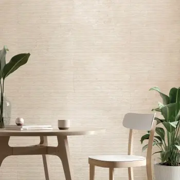 Roca Limestone Look Decor Ivory Matt Ceramic Wall Tile 300x600mm