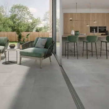 Maddox Grey Concrete Look Slip Resistant Porcelain Tile 605x605mm