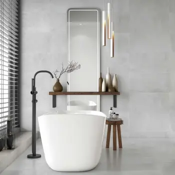 Maddox Grey Concrete Look Matt Porcelain Tile 300x600mm