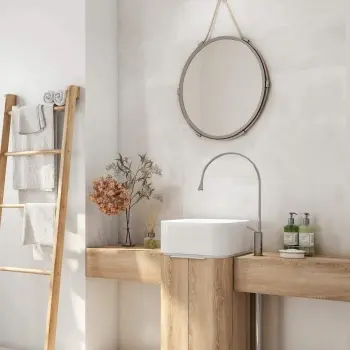 Maddox White Concrete Look Matt Porcelain Tile 300x600mm