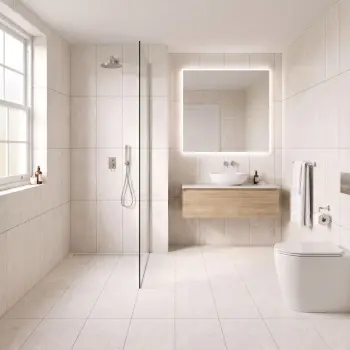 Mons Ivory Limestone Look Matt Porcelain Tile 300x600mm