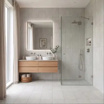 Mons Light Grey Limestone Look Matt Porcelain Tile 300x600mm