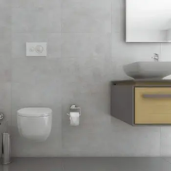 Nexus Grey Concrete Look Matt Porcelain Tile 300x600mm
