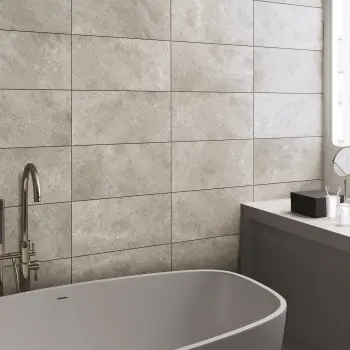 Bourke Brown Stone Look Matt Porcelain Tile 298x600mm