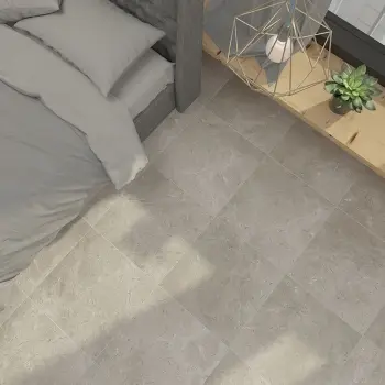Bourke Brown Stone Look Matt Porcelain Tile 600x600mm