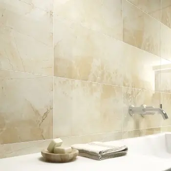 Dandelion Beige Stone Look Gloss Ceramic Tile 300x600mm