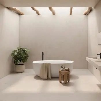 Roca Crema Delicato Marble Look Matt Large Porcelain Tile 1200x1200mm
