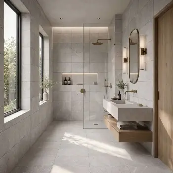 Roca Rivere Grey Marble Look Matt Porcelain Tile 300x600mm