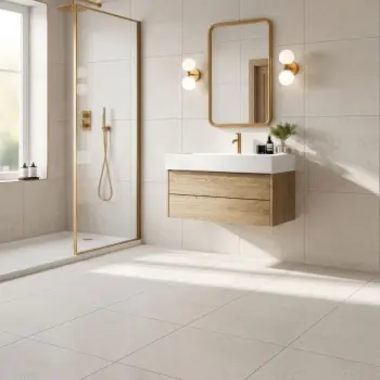 Trend White Limestone Look Matt Porcelain Tile 600x600mm