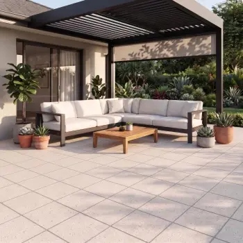 Trend White Limestone Look Matt Porcelain Tile 298x298mm