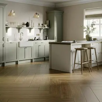 Trunk Dark Oak Wood Look Slip Resistant Porcelain Tile 200x1200mm