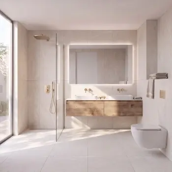 Unica White Stone Look Slip Resistant Porcelain Tile 600x1200mm