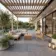 Pero Anthracite Cross Travertine Matt Porcelain Tile 600x600mm